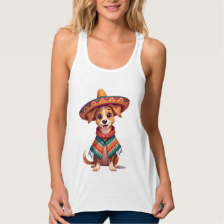 Débardeur Chihuahua Mexique Cinco de Mayo Chien Drôle (2