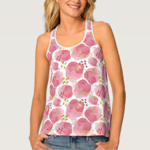 Clavette racerback de nom personnalisé - Rose vif