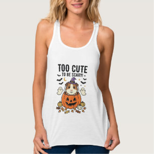 Débardeur Cochon d'Inde d'Halloween Trop Mignon Pour être Ef