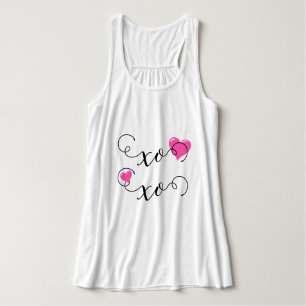 Débardeur Coeur rose XOXO