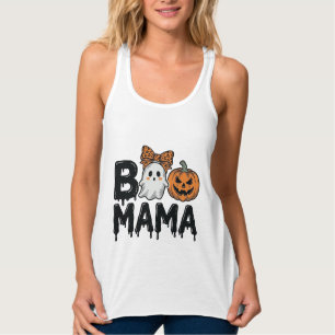Débardeur Conception de chemise de maman fantôme Halloween c