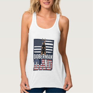 Débardeur Conception de chemise pour chien patriotique Dober