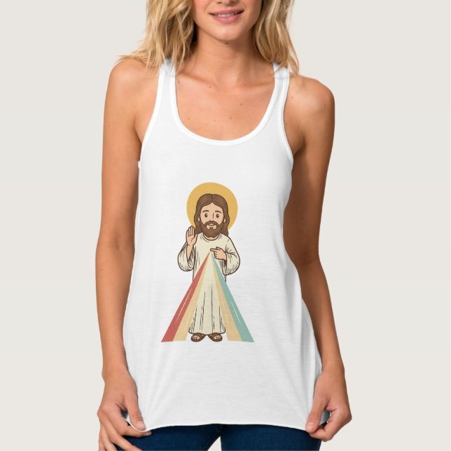 Débardeur Conception de chemise vectorielle de bénédiction r (Devant)