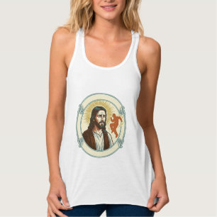 Débardeur Confus Jésus Tendance de danse virale Silhouette V