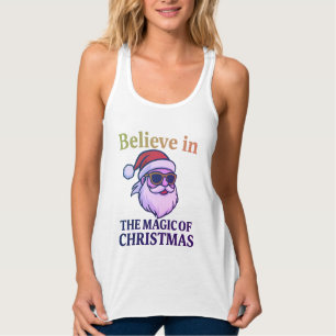 Débardeur Croyez à la Magie de Noël Flowy Ra pour Femmes