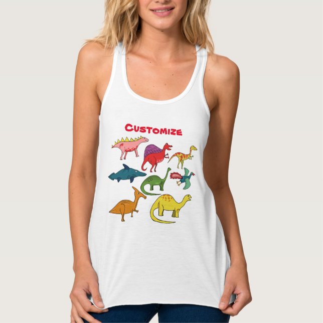 Débardeur Cute Dinosaur Collection Thunder_Cove (Devant)