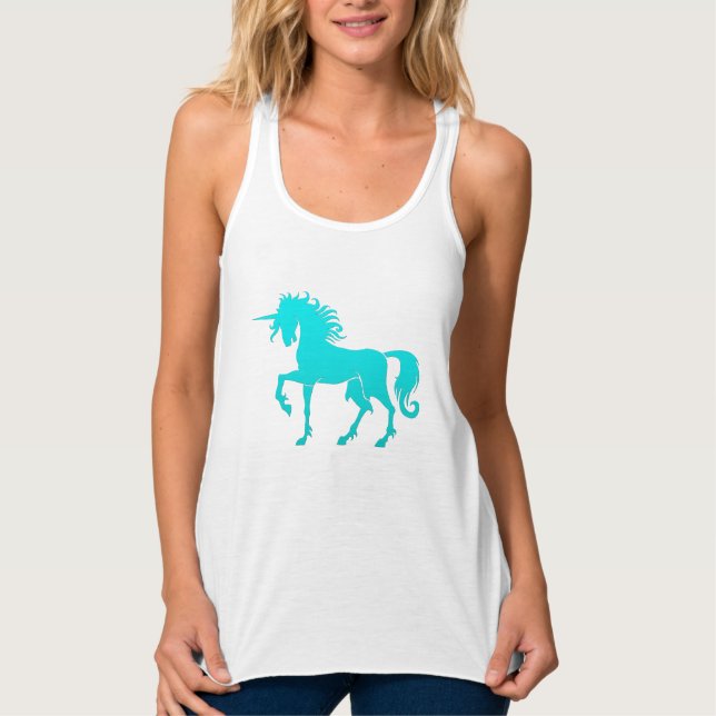 Débardeur Danse Unicorne Silhouette Tee (Devant)