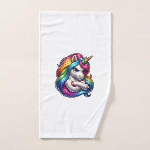 Débardeur d'art de licorne avec crinière arc-en-ci