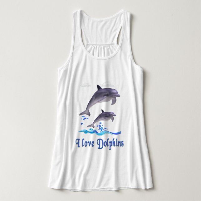 Débardeur Dauphins (Design devant)