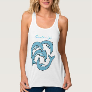Débardeur Dauphins bleus entourant Thunder_Cove