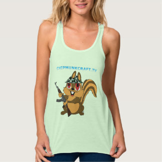 Débardeur de racerback mince pour femmes ChipmunkC