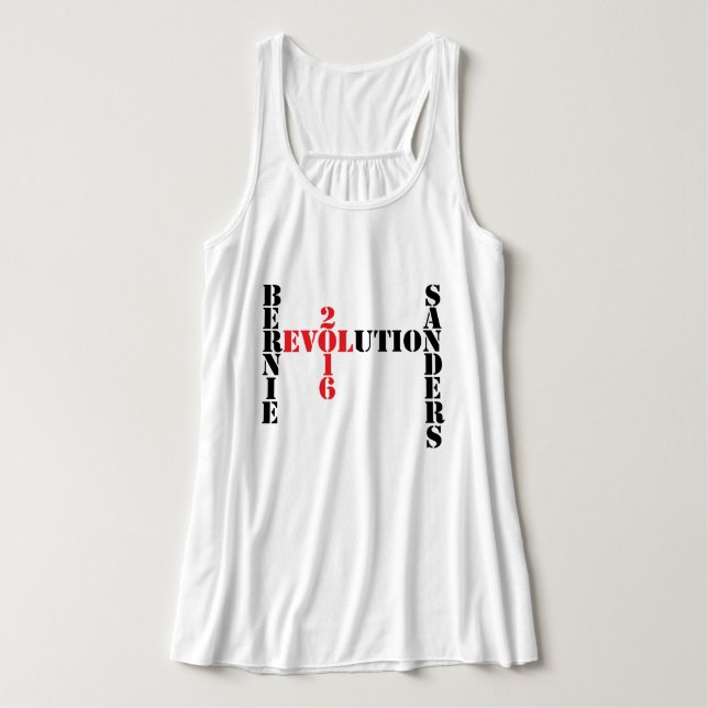 Débardeur de révolution de ponceuses de Bernie (Design devant)
