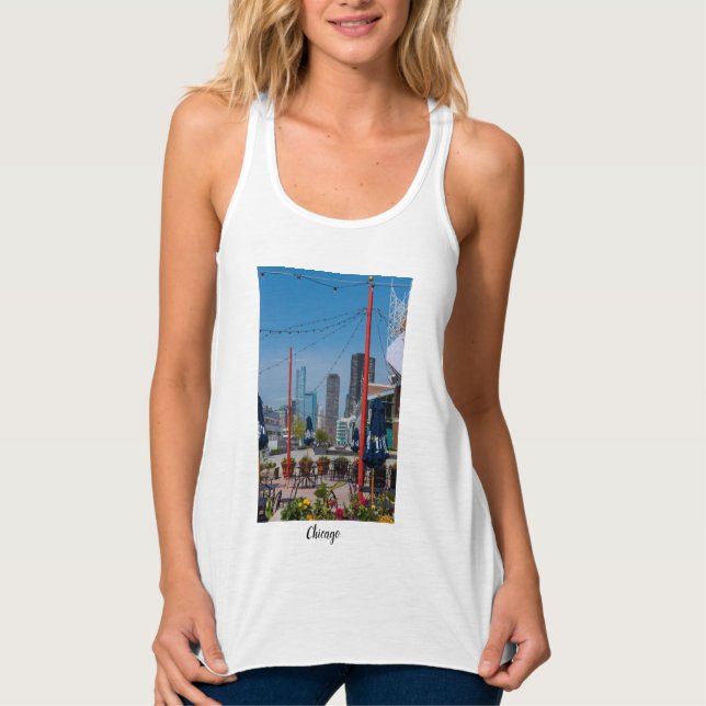 Débardeur Débarcadère de Navy Pier Tank Top (Devant)