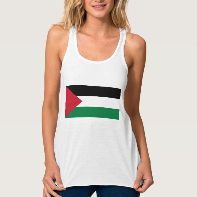 Débardeur Drapeau palestinien (Palestine) (Devant)