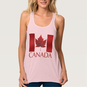 Débardeur du drapeau du Canada Femmes Canada Souve