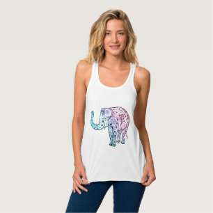 Débardeur Elégant Mandala Elephant : Artistérie portable