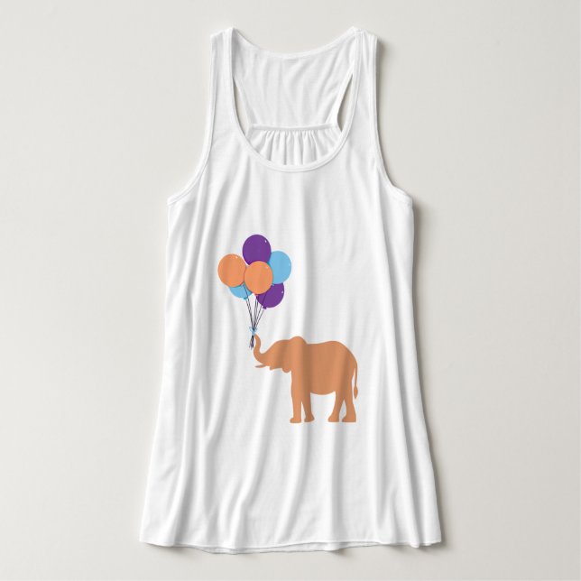Débardeur Éléphant Ballon (Design devant)