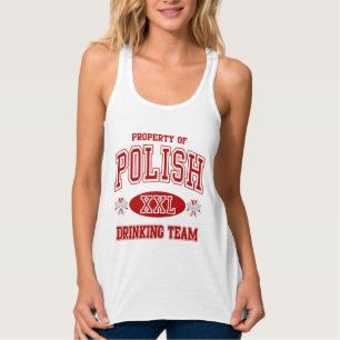 Débardeur Équipe potable polonaise mignonne