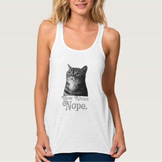 Débardeur et pas de sarcasme