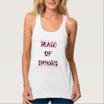 Débardeur Femme d'honneur Disco Cowgirl Bachelorette Party<br><div class="desc">Célébrez en style avec ce débardeur graphique qui est parfait pour les soirées de bachelorette à thème disco cowgirl. Il présente les mots MAID OF HONOR épelés en noir et blanc cache des lettres à motifs avec des accents d'étoile rose.</div>