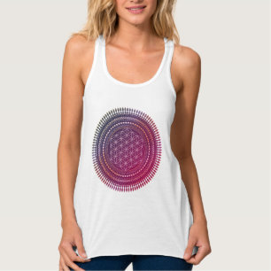 Débardeur Fleur de la vie - Indigène Mandala 3a