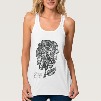 Débardeur Fleur tourbée