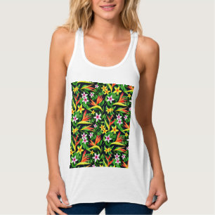 Débardeur Fleurs Aquarelles Et Fruits Motif Floral-23768
