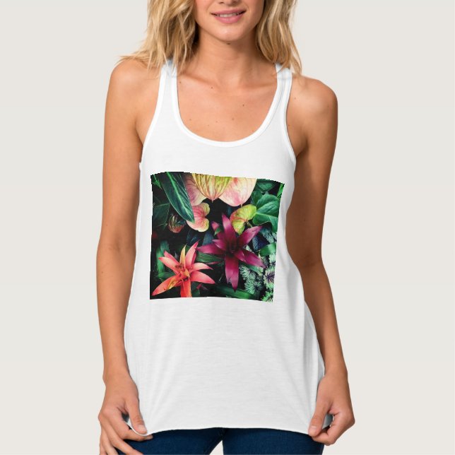 Débardeur Fleurs tropicales (Devant)