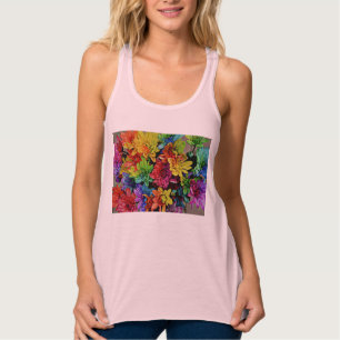 Débardeur Floral multicolore mince