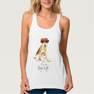 Débardeur Fox Terrier de fil d'été