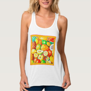 Débardeur "Fruits Lumineux" Belle Peinture. Commandez dès ma