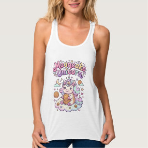 Débardeur Gâteau de lune licorne Vêtements charmants licorne