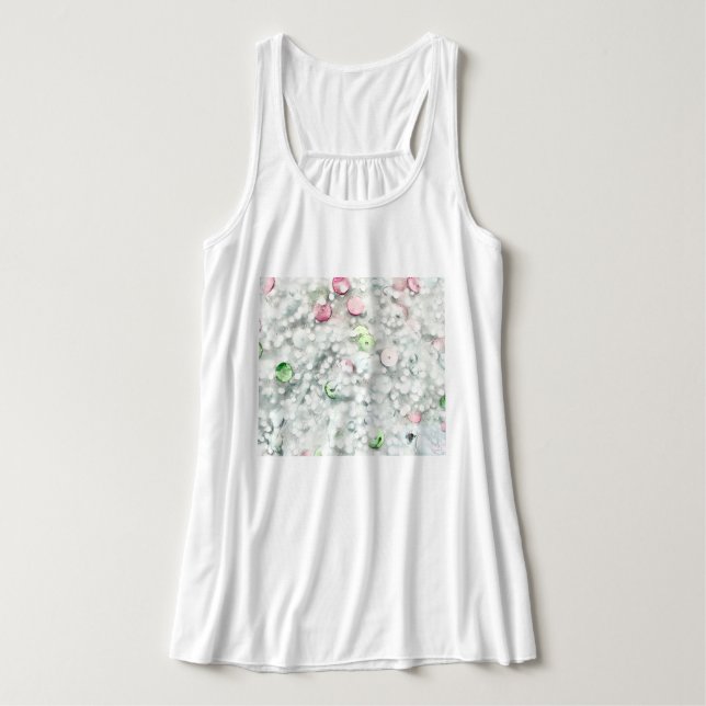 Débardeur Glitter & Sequin Slime Tank Top (Design devant)