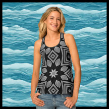 Graphique gris et blanc moderne sur les femmes noi