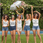 Débardeur Groupe de Bachelorette de Bridesmaid personnalisé<br><div class="desc">Vous cherchez le débardeur de la femme de chambre parfait? Ne cherchez pas plus loin que ces bonbonnes cool ! Parfaits pour une fête de bachelorette ou votre prochain mariage, ces chars sont sûrs de mettre un sourire sur le visage de toute mariée. Non seulement ils ont l'air super, mais...</div>