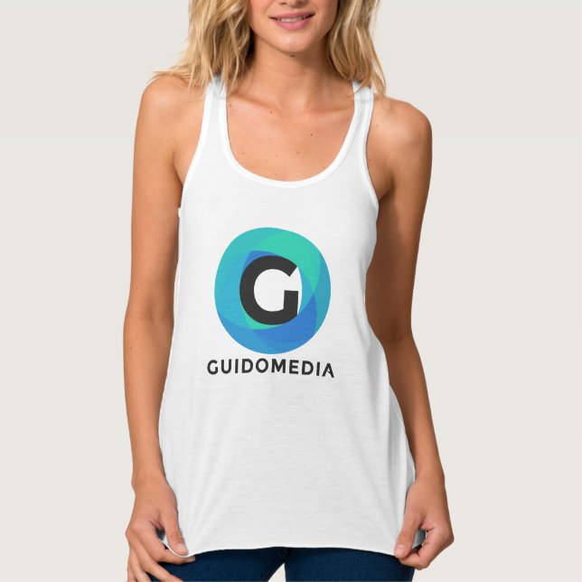 Débardeur Guido Media Blue Women's Tank (Devant)