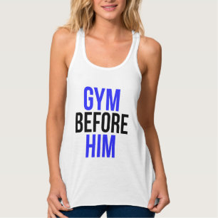 Débardeur Gym avant lui Entraînement Humour et Cool
