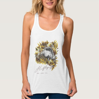 Débardeur HARRY POTTER™ HUFFLEPUFF™ Graphique floral