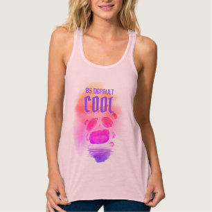 Débardeur Holographie Panda couleur rose par Cool par défaut