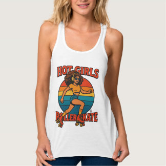 Débardeur Hot Girls Roller Skate Shirt