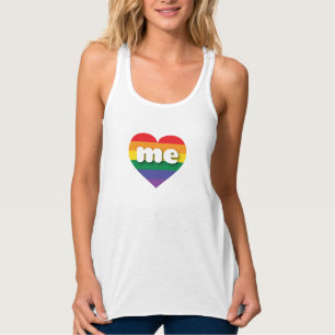Débardeur I Love Maine Rainbow Heart