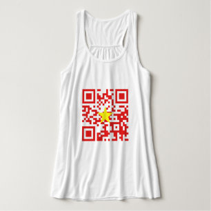 Débardeur I Love Vietnam (Tôi Yêu Viêt Nam) Drapeau QR Code