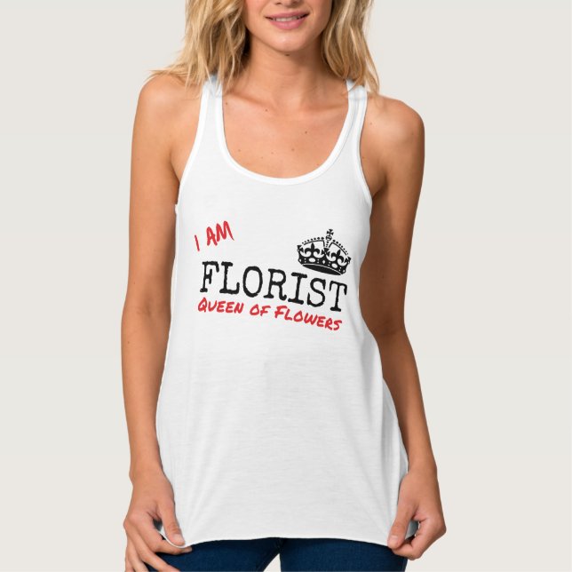 Débardeur IAF Tanktop "Queen of Flowers" (Devant)