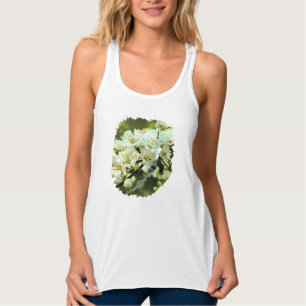 Débardeur Illustration ornementale Printemps Fleur Vert