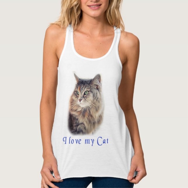 Débardeur J'aime mon chat (Devant)