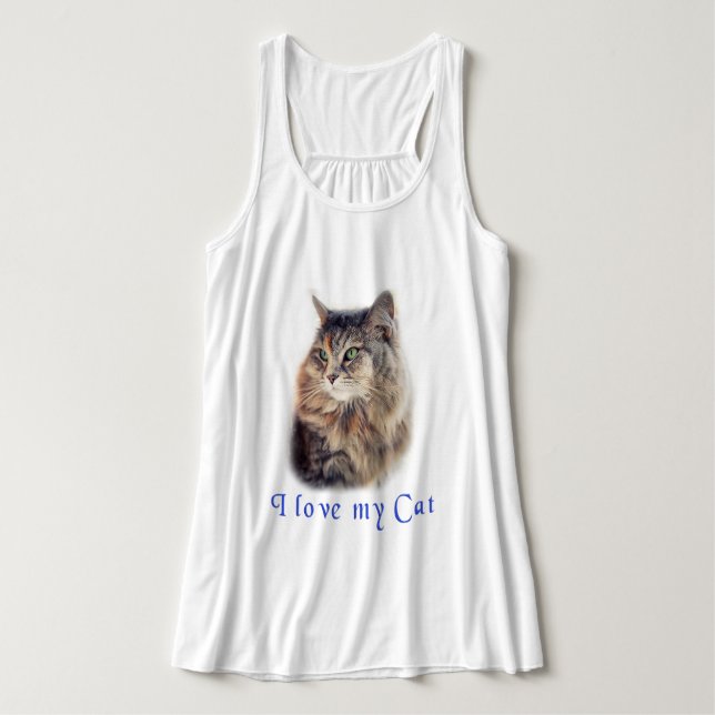 Débardeur J'aime mon chat (Design devant)