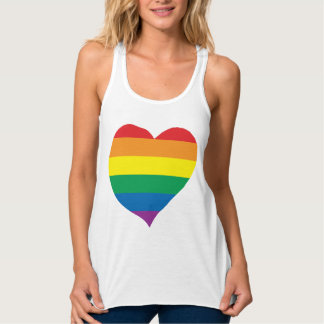 Débardeur Joli Coeur arc-en-ciel, Fierté, LGBT, Célébrer l'a