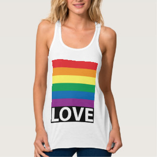 Débardeur Joli Rainbow Love, Fierté, LGBT, Célébrer l'amour