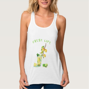 Débardeur Jus de citron frais Boisson fraîche T-shirt Lemona
