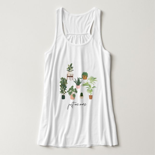 Débardeur Juste Une Chemise Plante De Plus, T-Shirt Plante L (Design devant)